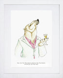 Animals - Polar Bear Shakespeare Quote Frame White 