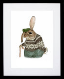 Animals - Hare Black Frame