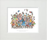 Roald Dahl Matilda - Never Do Anything By Halves Unframed