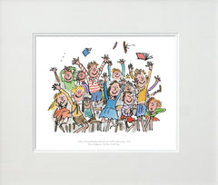 Roald Dahl Matilda - Never Do Anything By Halves Unframed