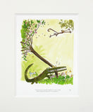 Roald Dahl Enormous Crocodile - His Teeth Rattled Together - Unframed