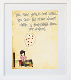 You Know You Are In Love White Frame