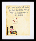 You Know You Are In Love Frame Black