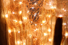 Reclaimed Antique Pine Wood And Resin Light Sculpture 2