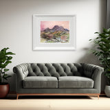Print - Red Barns, Slieve Binnian