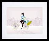 Riding In The City Frame Black
