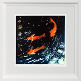 Ripple Effect Chunky White Frame