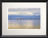 Co Down - Ripples, Kircubbin Black Bevelled Frame 