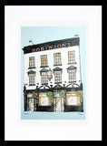 Belfast - Robinsons Bar Black Frame