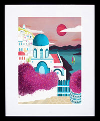 Santorini Frame Black