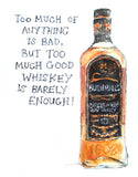Drinks Whiskey - Bushmills Unframed