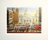 Print - Saturday Shoppers, Belfast Unframed