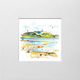 Print Open Edition Landscape - Scrabo From the Lough-12 x 12-Unframed