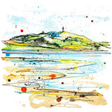 Print Open Edition Landscape - Scrabo From The Lough