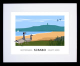 Co Down - Scrabo  Frame Black 40x30 With Mount