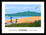 Co Down - Scrabo  Frame Black 40x30 No Mount