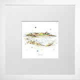 Print Open Edition Landscapes - Scrabo-12 x 12-Small Flat White Frame