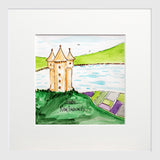 Scrabo Small Flat White Frame