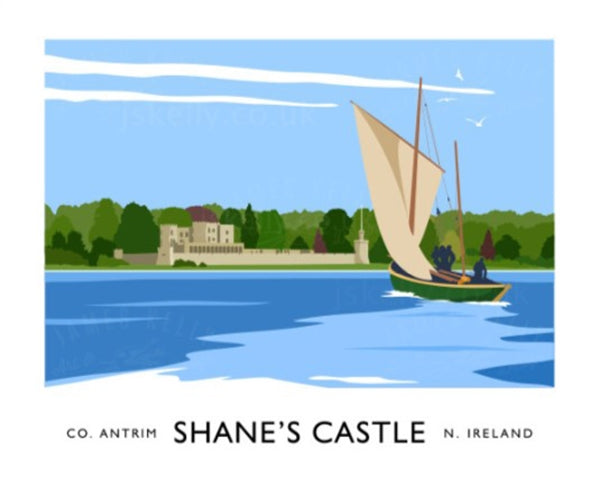Co. Antrim - Shane's Castle-40 x 30-Unframed