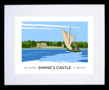 Co. Antrim - Shane's Castle-40 x 30-Black Box Frame (With Mount)