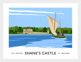 Co. Antrim - Shane's Castle-40 x 30-White Box Frame (No Mount)