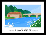 Belfast - Shaw's Bridge Frame Black 40x30nomount