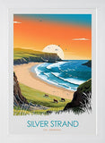 Co Donegal - Silver Strand - Flat White Frame