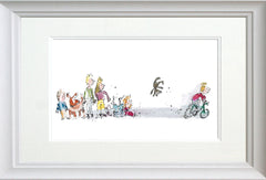 Signed Quentin Blake - Simpkin Fast Framed