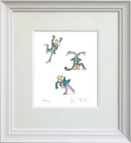 Quentin Blake Signed - Simpkin Silly Artist Proof White Scoop Frame
