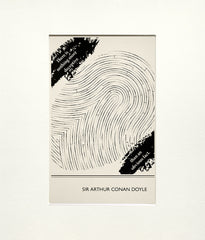 Postcard - Sir Arthur Conan Doyle Unframed