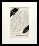Postcard - Sir Arthur Conan Doyle Small Flat Black Frame
