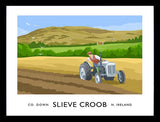 Co Down - Slieve Croob Frame Black 40x30 No Mount