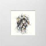 Print Open Edition Animals - Slippers-12 x 12-Unframed