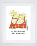 Food - Soda Bread White Frame
