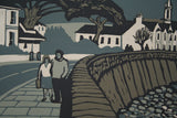 Linocut Print - Co Down South Promenade, Newcastle 2005