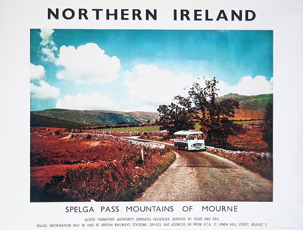 Ireland Co Down - Spelga Pass Mountains of Mourne (UF) 30x40
