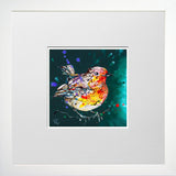 Print Open Edition Animals - Stand by Me-12 x 12-Small Flat White Frame