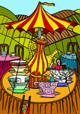Afternoon Tea At The Fair Unframed