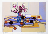Linocut Print - Still Life Unframed