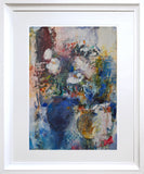 Print - Still Life With White Flowers Chunky White Frame