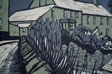 Linocut Print - Co Down Strangford 1994