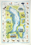 Map - Strangford Lough Wildlife - Unframed
