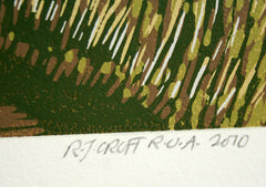 Linocut Print - Co Down Strangford Two
