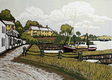 Linocut Print - Co Down Strangford Two