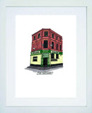 Pubs - The Sunflower - White Box Frame (With Mount)