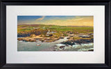 Co Antrim - Sunset Ballintoy Frame Black Moulded 71X45