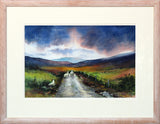Sunset Stroll Framed