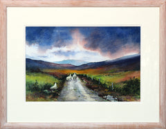 Sunset Stroll Framed