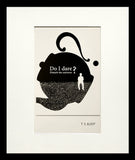 Postcard - T. S. Eliot Small Flat Black Frame