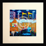 Print - The Beat 15 x 15 Framed 